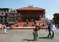 Kathmandu Durbar Square,  Shiva-Parvati Temple Royalty Free Stock Photo