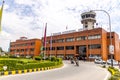 Tribhuvan International Airport in Kathmandu, Nepal.