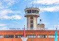 Tribhuvan International Airport in Kathmandu, Nepal.