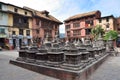 Kathmandu, Nepal, Septenber, 29, 2013, The temple complex of Swayambhunath (Monkey hill)