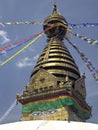 Kathmandu - Swayambhunath Stupa - Nepal Royalty Free Stock Photo