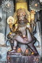 Kathmandu Taleju Temple stone Statue of Hanuman and Siva Nepal Royalty Free Stock Photo