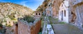 The Katholiko Monastery church of St John the Hermit, near Gouverneto Monastery, Chania Crete Royalty Free Stock Photo