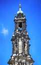 Katholische Hofkirche in closeup in Dresden, Germany