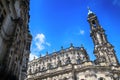 Katholische Hofkirche, Schlossplatz in Dresden, State of Saxony, Germany Royalty Free Stock Photo