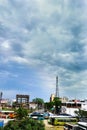 New Bus Stand Barmasiya Barmasia, Manihari road, Katihar, BIhar, India Royalty Free Stock Photo