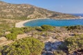 Kato Myrsini bay, Polyaigos island, Greece Royalty Free Stock Photo