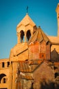 Katoghike Holy Mother of God Church and Saint Anna Church. Architecture concept. Yerevan City center, Armenia. Religious backgroun