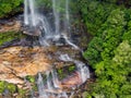 Katoomba Falls in Blue Mountains Australia Royalty Free Stock Photo