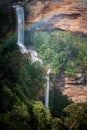 Katoomba Falls Rainbow Royalty Free Stock Photo