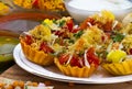 Katori Chaat Royalty Free Stock Photo