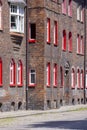 Historic housing estate for coal miners from the beginning of the 20th century, Katowice, Nikiszowiec, Poland