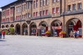 Historic housing estate for coal miners from the beginning of the 20th century, Liberation Square, Katowice, Nikiszowiec, Poland