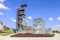 KATOWICE, POLAND - OCTOBER 01, 2016: The new part of The Silesian Museum Royalty Free Stock Photo