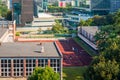 Katowice, Poland - September 08, 2022: Panorama of the city of Katowice