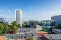 Katowice, Poland - September 08, 2022: Panorama of the city of Katowice