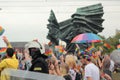 Police officer during Pride in Katowice