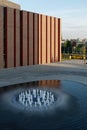 NOSPR concert hall and the fountain