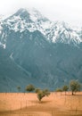 Katpana Cold desert of Skardu Royalty Free Stock Photo