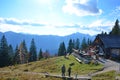 Katringipfel 1542 Meter und Katrinalm 1393 Meter in Bad Ischl Salzkammergut, Bezirk Gmunden, OberÃÂ¶sterreich, Ãâsterreich