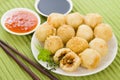 Katsu Chicken Balls Royalty Free Stock Photo