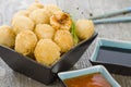 Katsu Chicken Balls Royalty Free Stock Photo