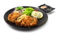 Katsu Stuffed with Mixed Vegetables and Chees Royalty Free Stock Photo
