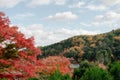 Katsuo-ji temple autumn forest mountain in Minoh, Osaka, Japan Royalty Free Stock Photo