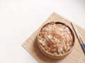 Katsuobushi. It is preserved food made from skipjack tuna.