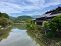 Katsura river in Kyoto Japan