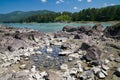 Katun river and mountains Royalty Free Stock Photo