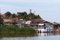 Boat launch area for safari cruises along the Kazinga Channel in Queen Elizabeth National Park