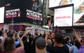 Katy Perry in Times Square, NYC, USA Royalty Free Stock Photo