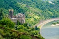 Katz Castle at Rhine Valley near St. Goarshausen, Germany Royalty Free Stock Photo