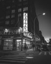 Katzs Delicatessen at night, in the Lower East Side, Manhattan, New York City