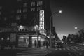 Katzs Delicatessen at night, in the Lower East Side, Manhattan, New York City