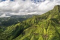 Kauai green mountain aerial view jurassic park movie set