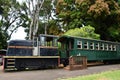 Kauai Plantation Railway tour at Kilohana Plantation at Lihue on Kauai Island in Hawaii