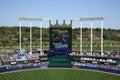 Kauffman Stadium Scoreboard - Kansas City Royals Royalty Free Stock Photo