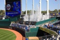 Kauffman Stadium Scoreboard - Kansas City Royals Royalty Free Stock Photo