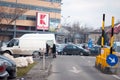 Kaufland store entrance Royalty Free Stock Photo