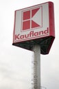 Kaufland store sign Royalty Free Stock Photo