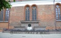 Kaunas August 21,2014- Basillica St Peter and Paul,exterior from Kaunas in Lithuania Royalty Free Stock Photo