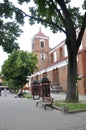 Kaunas August 21,2014- Basillica St Peter and Paul,interior from Kaunas in Lithuania Royalty Free Stock Photo