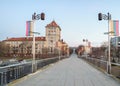 Kaunas interwar architecture. Kaunas Capital of Culture 2022. Lithuania Independence Day. February 16, March 11 Lithuanian flag. T