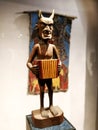 KAUNAS, LITHUANIA - APRIL 08, 2015: Symbolic devil sculpture artwork in the Zmuidzinavicius Devils Museum