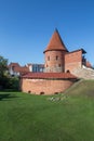Kaunas, Lithuania AUGUST 16, 2023. Medieval castle Royalty Free Stock Photo