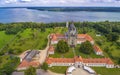 Kaunas, Lithuania: Pazaislis Monastery and Church Royalty Free Stock Photo