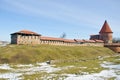 Kaunas medieval castle in Lithuania Royalty Free Stock Photo