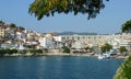 Kavala city in Greece Royalty Free Stock Photo